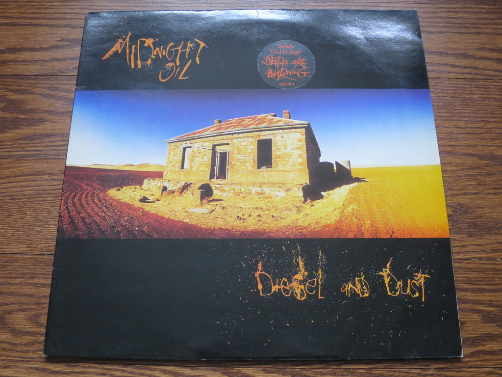 Midnight Oil - Diesel and Dust - LP UK Vinyl Album Record Cover