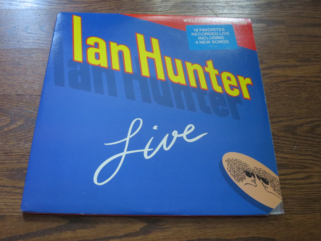 Ian Hunter - Welcome To The Club - Live - LP UK Vinyl Album Record Cover