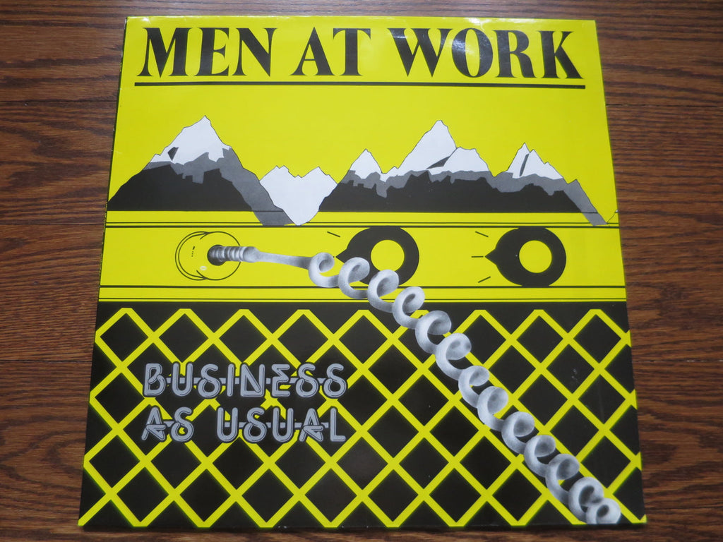 Men At Work - Business As Usual - LP UK Vinyl Album Record Cover