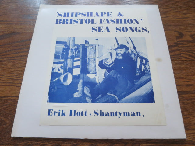 Erik Ilott - Shipshape & Bristol Fashion - Sea Songs - LP UK Vinyl Album Record Cover