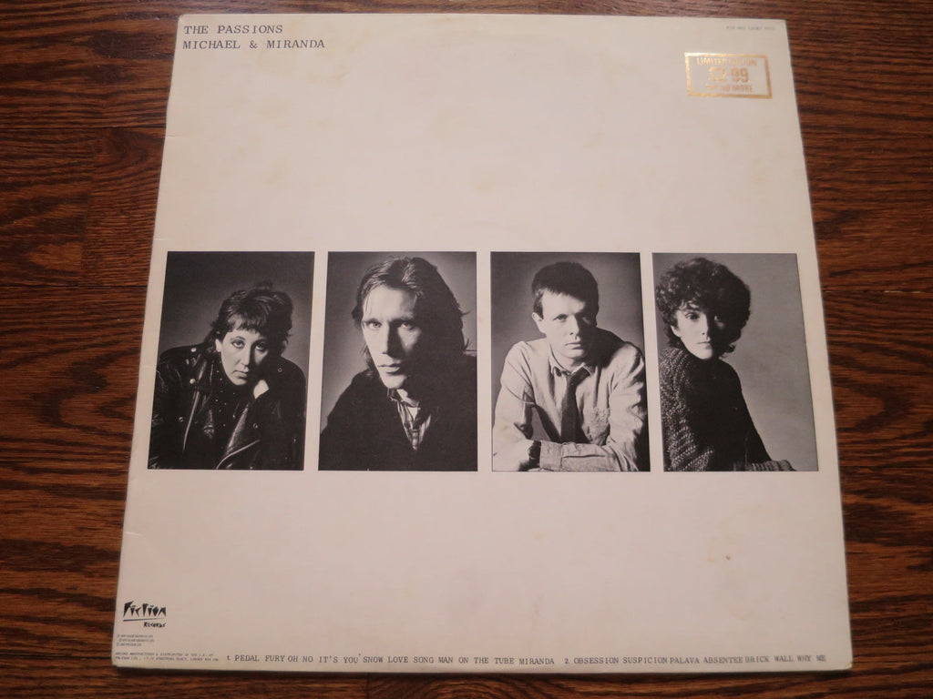 The Passions - Michael & Miranda - LP UK Vinyl Album Record Cover