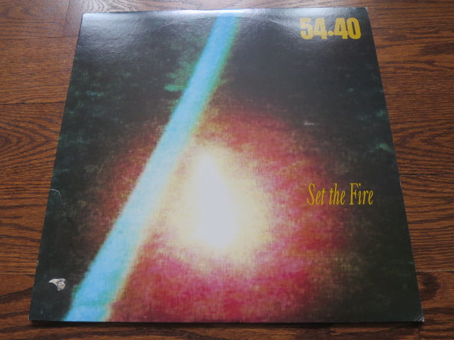 54-40 - Set The Fire - LP UK Vinyl Album Record Cover