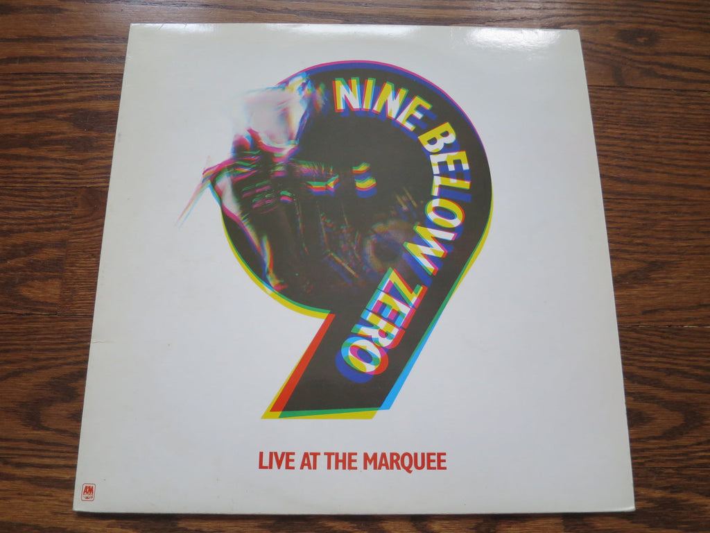 Nine Below Zero - Live at The Marquee - LP UK Vinyl Album Record Cover