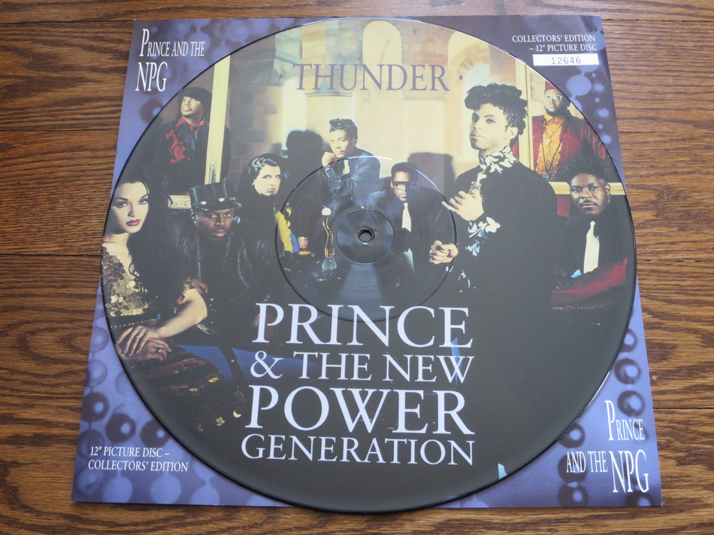 Prince - Thunder picture disc 12" - LP UK Vinyl Album Record Cover