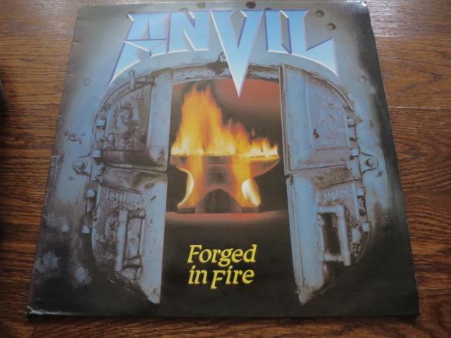 Anvil - Forged In Fire - LP UK Vinyl Album Record Cover