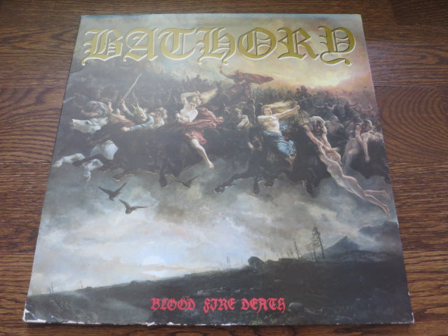 Bathory - Blood Fire Death - LP UK Vinyl Album Record Cover